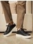 Siyah-Beyaz Erkek Deri Sneaker 115822R 1