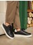 Siyah-Beyaz Erkek Deri Sneaker 115822R 2