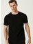 Bisiklet Yaka Siyah Erkek T-Shirt 1091342 2