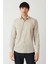 Erkek Regular Fit Uzun Kollu Spor Gömlek Bej GM22Y221044_D07 1