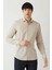 Erkek Regular Fit Uzun Kollu Spor Gömlek Bej GM22Y221044_D07 5