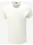 Bisiklet Yaka Düz Beyaz Erkek T-Shirt K0074Q0_EDWING 1