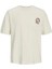 Erkek T-Shirt Jortoast Tee Ss Crew Neck 12254168-BUTTERCREAM 1