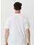 Bisiklet Yaka Beyaz Erkek T-Shirt 1087541 4
