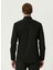 Siyah Erkek Gömlek Slim Fit Düz Gömlek 1092990 5