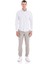 Yeşil Slim Fit Baskılı Pamuklu Slim Yaka Uzun Kollu Klasik Gömlek 2