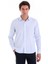 Mavi Comfort Fit Çizgili Pamuklu Slim Yaka Uzun Kollu Casual Gömlek 2