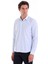 Mavi Comfort Fit Çizgili Pamuklu Slim Yaka Uzun Kollu Casual Gömlek 3