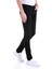 Siyah Slim Fit Desenli Pamuklu 5 Cep Kanvas Pantolon 2