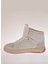 Beyaz Erkek Deri Sneaker 25736 2