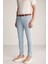 Slim Fit 5 Cep Gök Mavisi Chino Pantolon 6