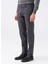 Normal Bel Düz Paça Slim Fit Koyu Gri Erkek Pantolon 1084005 3