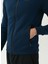 Erkek Lacivert Tam Fermuarlı Sweatshirt 2419002 2