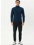 Erkek Lacivert Tam Fermuarlı Sweatshirt 2419002 4