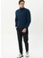 Erkek Lacivert Tam Fermuarlı Sweatshirt 2419002 7