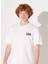 Bisiklet Yaka Kırık Beyaz Erkek T-Shirt L231735102_T-SHIRT 4