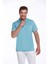 Turkuaz Regular Fit Düz 100% Pamuk Polo Yaka Tişört 2