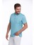 Turkuaz Regular Fit Düz 100% Pamuk Polo Yaka Tişört 3