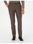 Kahverengi Ex. Slim Fit Kumaş Pantolon 2