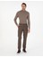 Kahverengi Ex. Slim Fit Kumaş Pantolon 3