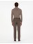 Kahverengi Ex. Slim Fit Kumaş Pantolon 4