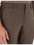 Kahverengi Ex. Slim Fit Kumaş Pantolon 5