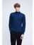Indigo Regular Fit Yarım Balıkçı Yaka Yünlü Triko Kazak 1