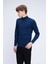 Indigo Regular Fit Yarım Balıkçı Yaka Yünlü Triko Kazak 3