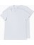 Ikili Beyaz Iç Giyim T-Shirt Seti 2