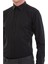 Siyah Slim Fit Desenli Pamuklu Slim Yaka Uzun Kollu Klasik Gömlek 5