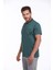 Yeşil Regular Fit Düz 100% Pamuk Polo Yaka Tişört 1