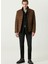 Bisiklet Yaka Slim Fit Gri Melanj Erkek Kazak 1087808 2
