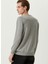 Bisiklet Yaka Slim Fit Gri Melanj Erkek Kazak 1087808 4