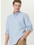 Açık Mavi Erkek Gömlek Slim Fit Düz Gömlek 1092974 2