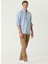 Açık Mavi Erkek Gömlek Slim Fit Düz Gömlek 1092974 3