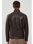 Wade Erkek Kahverengi Slim-Fit Deri Mont 23WGDD6462VE 4
