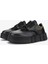 Erkek Hakiki Deri Siyah Sneakers & Spor Ayakkabı 4