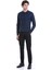 Indigo Regular Fit Düz Polo Yaka Triko Kazak 2