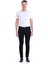 Lacivert Slim Fit Desenli Pamuklu 5 Cep Kanvas Pantolon 4
