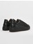 Siyah Erkek Deri Sneaker 28930 3