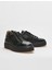 Siyah Erkek Deri Sneaker 28930 4