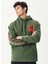 Kapüşonlu Loose Fit Haki Erkek Sweatshirt L222673-801 2
