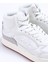 Beyaz-Gri Erkek Deri Sneaker Shacbbh 5