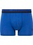 Erkek Baskılı-Lacivert-Saks 3 Lü Boxer 4
