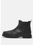 Siyah Erkek Deri Bot Brıtton Road Mıd Chelsea Boot 2