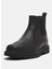 Siyah Erkek Deri Bot Brıtton Road Mıd Chelsea Boot 5
