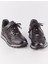 Siyah Erkek Deri Sneaker 25875 4