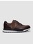Kahverengi Erkek Deri Sneaker 112940 1