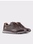 Kahverengi Erkek Deri Sneaker 102589 2