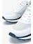 Beyaz-Turuncu Erkek Deri - Kumaş Sneaker 510 FU0876B Erk Ayk Y24 3